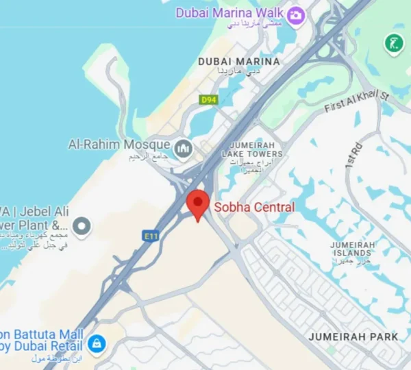 Sobha Central location