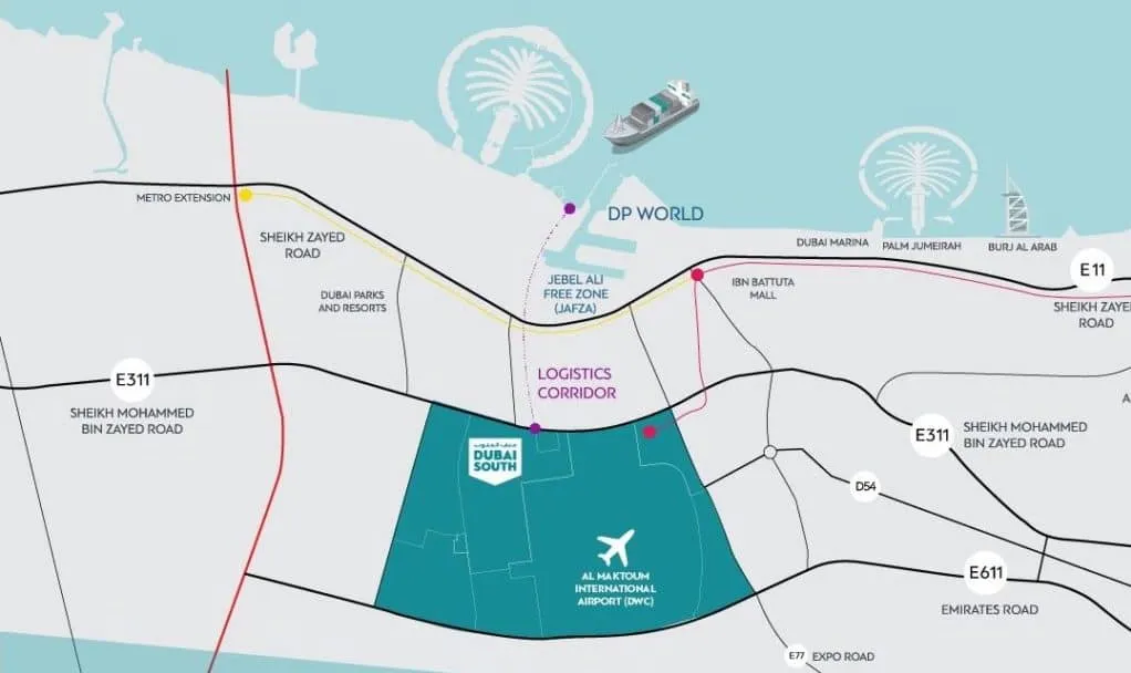 Dubai South Location
