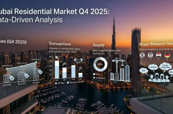 Dubai Residential Market Q4 2025: Data-Driven Analysis of Prices, Transactions, Supply, and Buyer Behavior